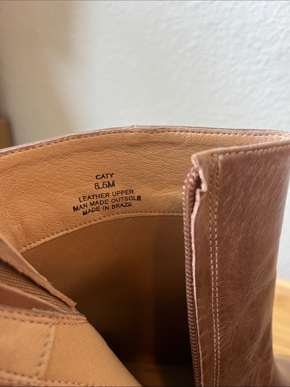 Matisse Tan Caty Pointed-Toe Leather Ankle Booties - Picture 3 of 5